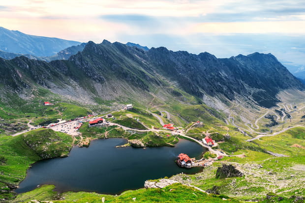 La route Transfagarasan, en Roumanie