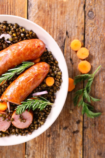 8. Saucisse aux lentilles William Saurin