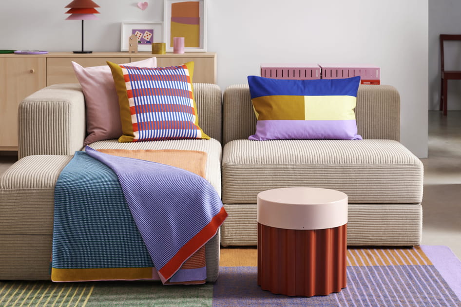 Habillez votre canap&eacute; de couleurs vives