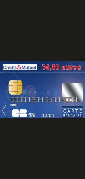 14e&nbsp;: Cr&eacute;dit mutuel Ile-de-France avec une carte bleue Visa ou Mastercard &agrave; 34,85&nbsp;euros par an