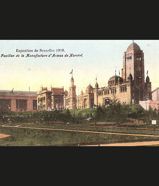Pavillon de la manufacture d'armes d'Herstal, Exposition universelle de Bruxelles&nbsp;de&nbsp;1910