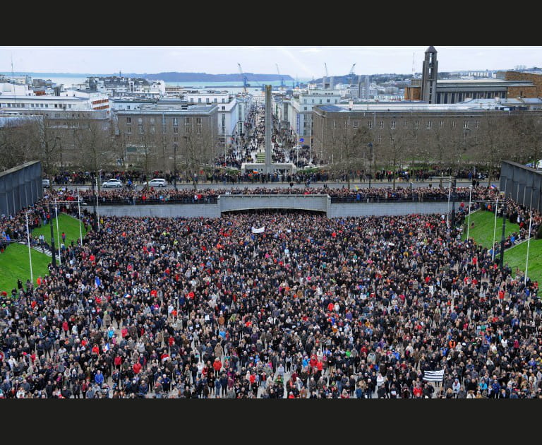 Brest a rassembl&eacute; plus de 30 000 personnes