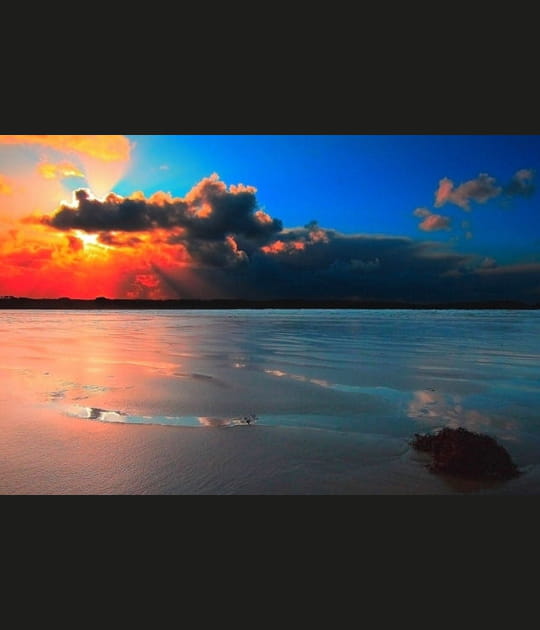 Soleil chassant la nuit