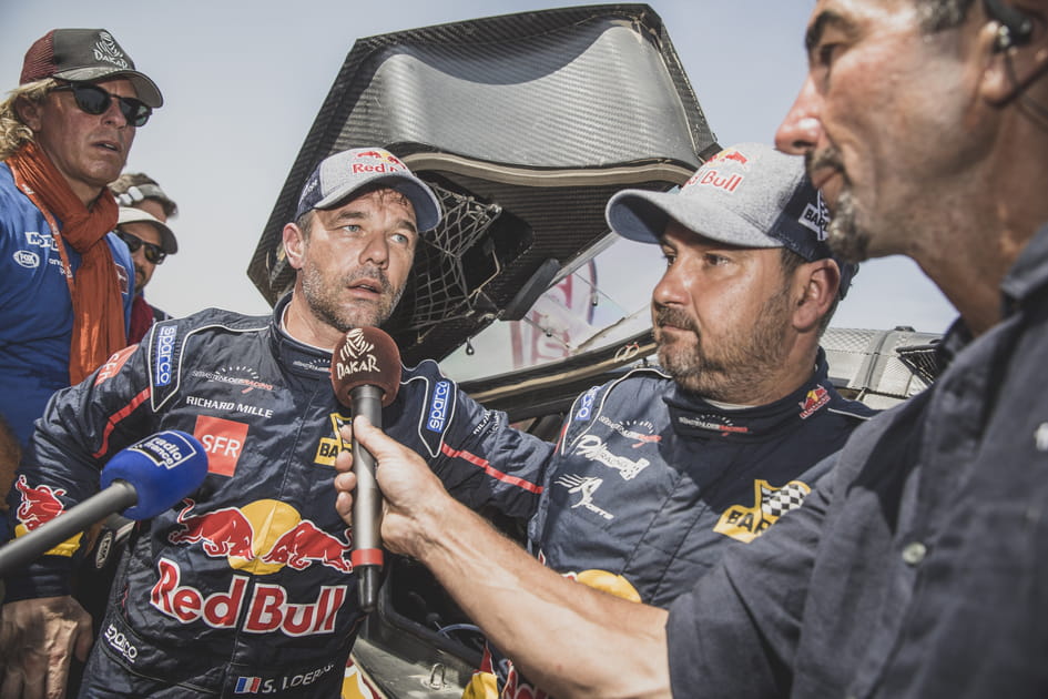 S&eacute;bastien Loeb en pleine interview