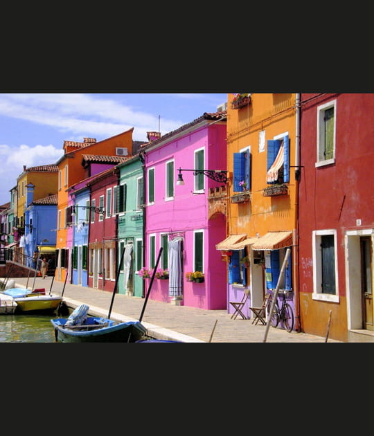 Maisons color&eacute;es &agrave; Burano