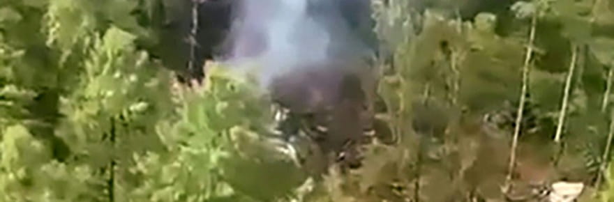 Russie&nbsp;: &quot;pas de survivants&quot; apr&egrave;s la chute d'un avion transportant une cinquantaine de personnes