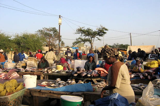 Le marché aux poissons de Dakar