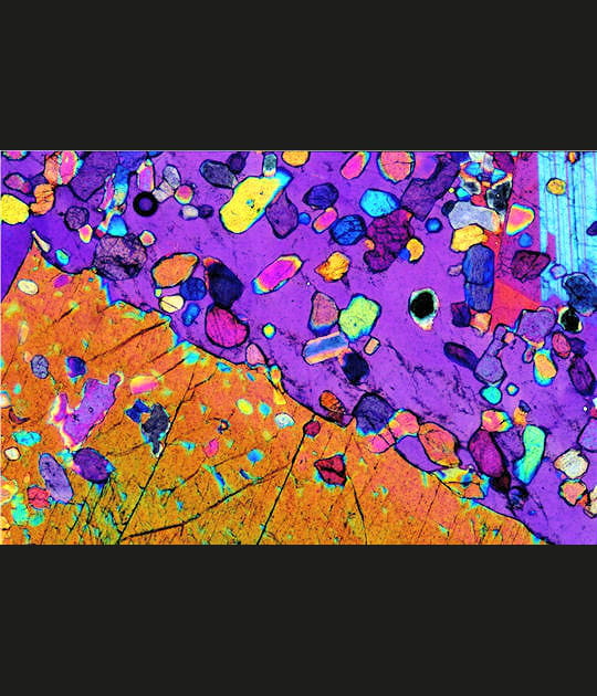 Inclusions d'olivine