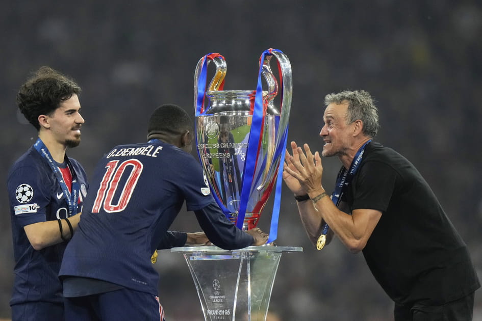 Les plus belles images de la finale PSG - Inter