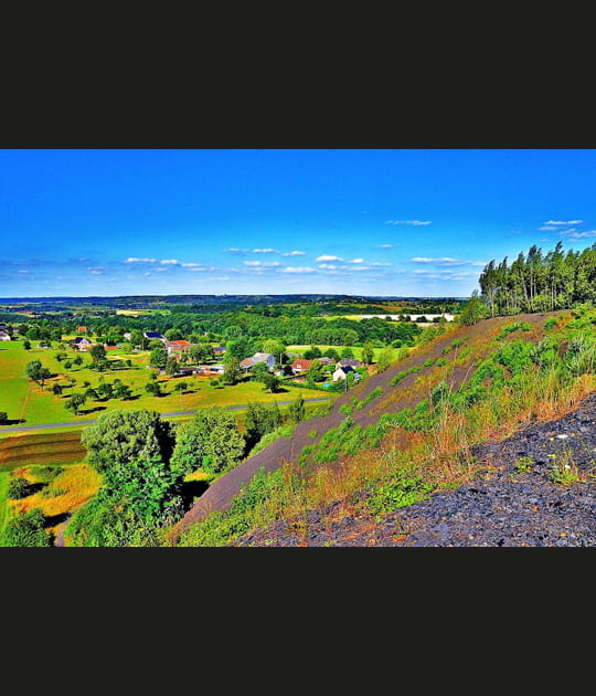 Panorama sur la campagne wallonne