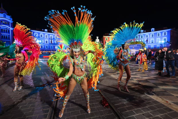 Danseuses brésiliennes comme à Rio