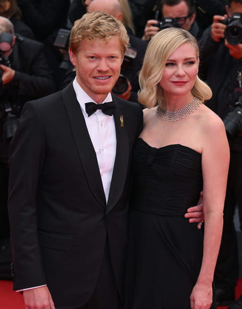 Kirsten Dunst et son mari Jesse Plemons à Cannes