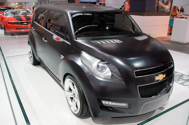 La petite citadine Chevrolet, version néo-rétro