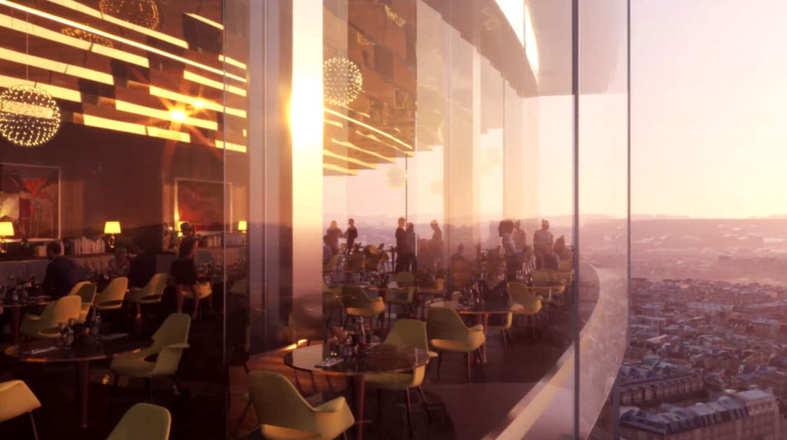 Restaurant vu de l'ext&eacute;rieur