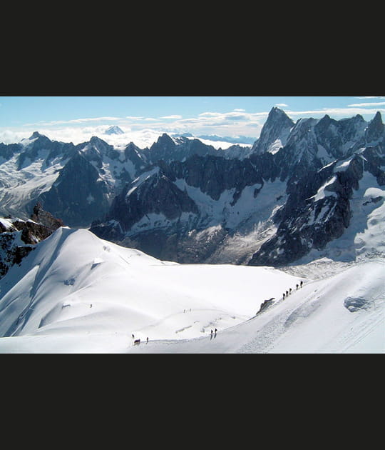 Ascension dans la neige