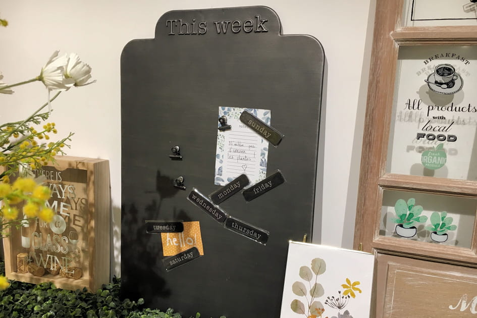 Un organiseur pour la semaine