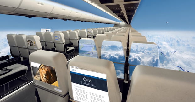 L'avion sans fenêtres : le futur du voyage ?