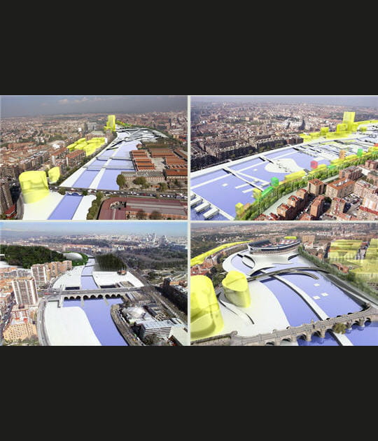 L'am&eacute;nagement des rives du Manzanares