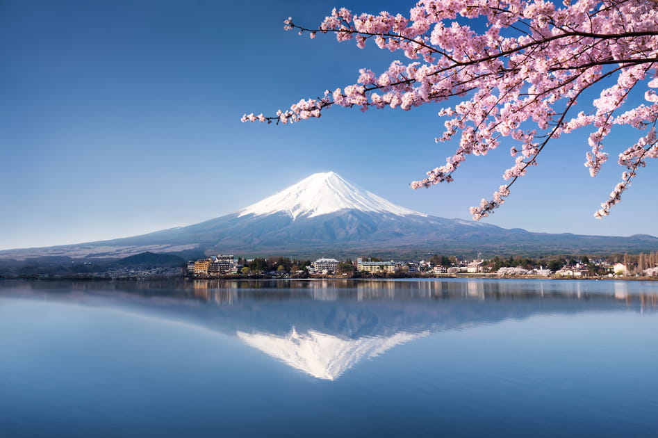 Le mont Fuji au Japon