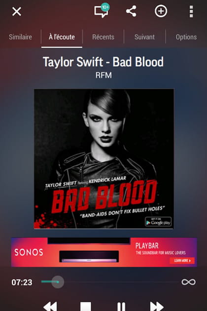 Radios sur Internet&nbsp;: TuneIn Radio