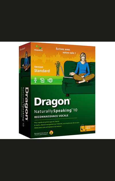 Dragon Naturally Speaking 10&nbsp;: &eacute;crivez avec votre voix