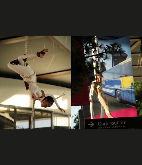 Des bulles et des acrobates