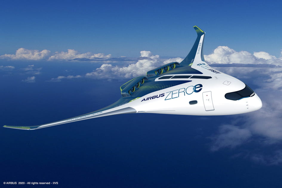 Avion en forme de raie manta