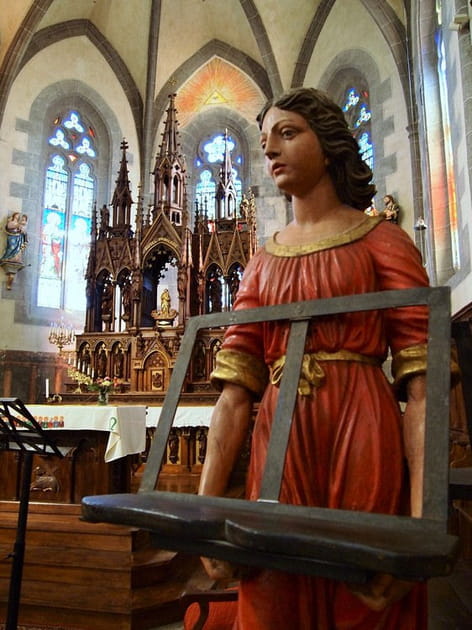 Lutrin de l'&eacute;glise Saint-Mathieu de Salers