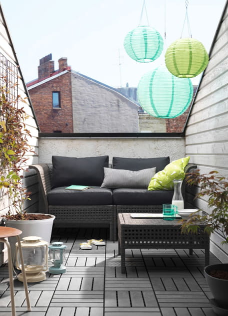 Une terrasse sur les toits