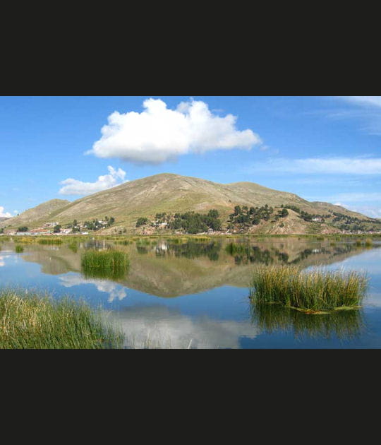 Reflet sur le Titicaca