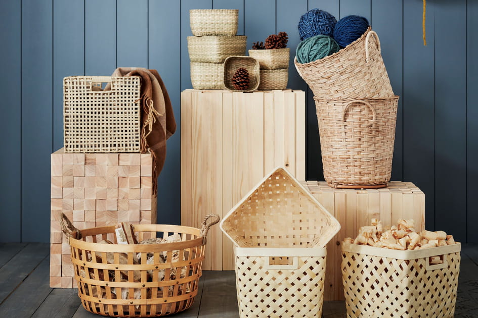 Des paniers d&eacute;co pour tout ranger