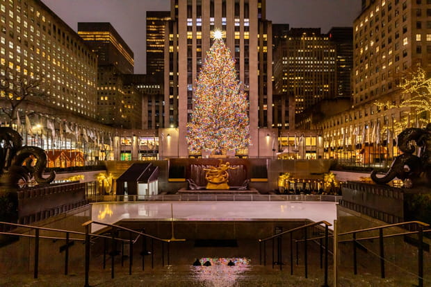 Ces lieux où s'imprégner de la magie de Noël : sous le sapin du Rockefeller Center, à New York