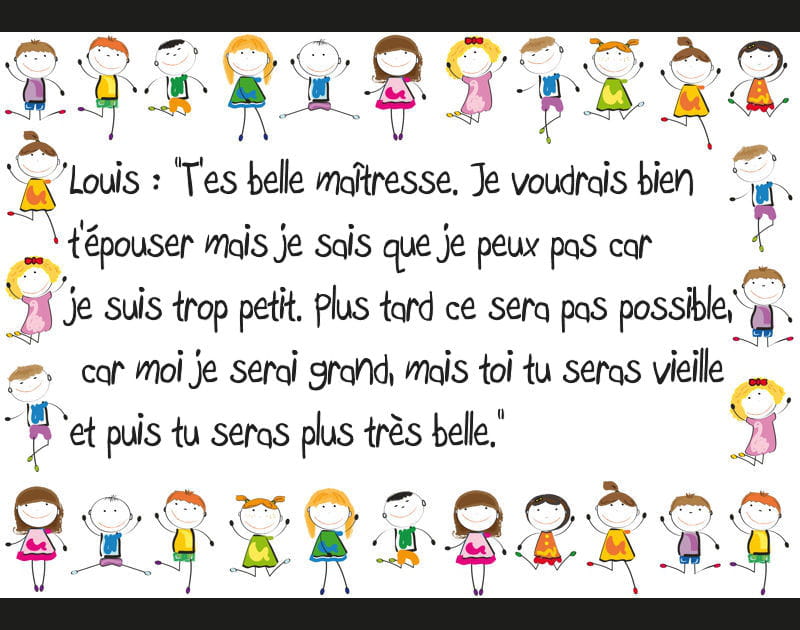 &quot;T'es belle ma&icirc;tresse&quot;