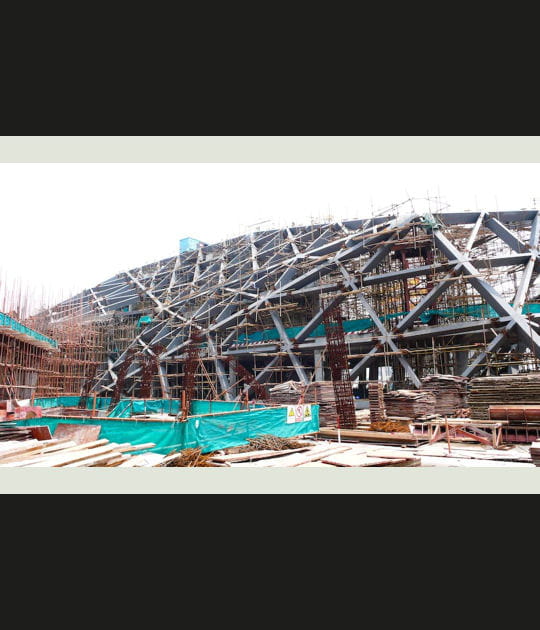 Une structure d'acier