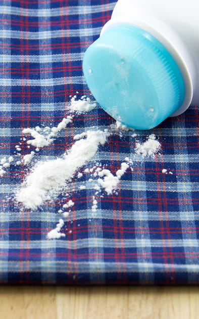 Le talc pour tout nettoyer et d&eacute;tacher