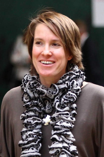 Justine H&eacute;nin, conseill&egrave;re d'une joueuse ukrainienne