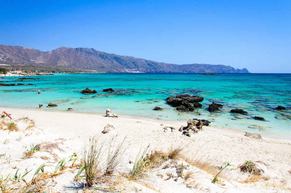 Les plages de la presqu&rsquo;&icirc;le d&rsquo;Elafonissi en Cr&egrave;te