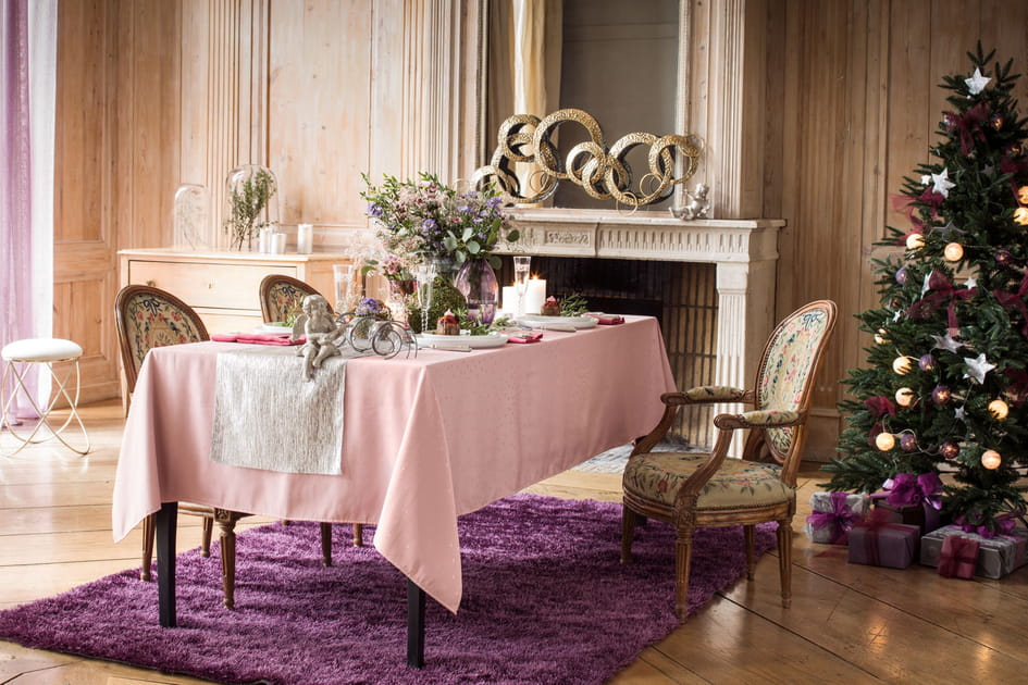Une table de No&euml;l champ&ecirc;tre