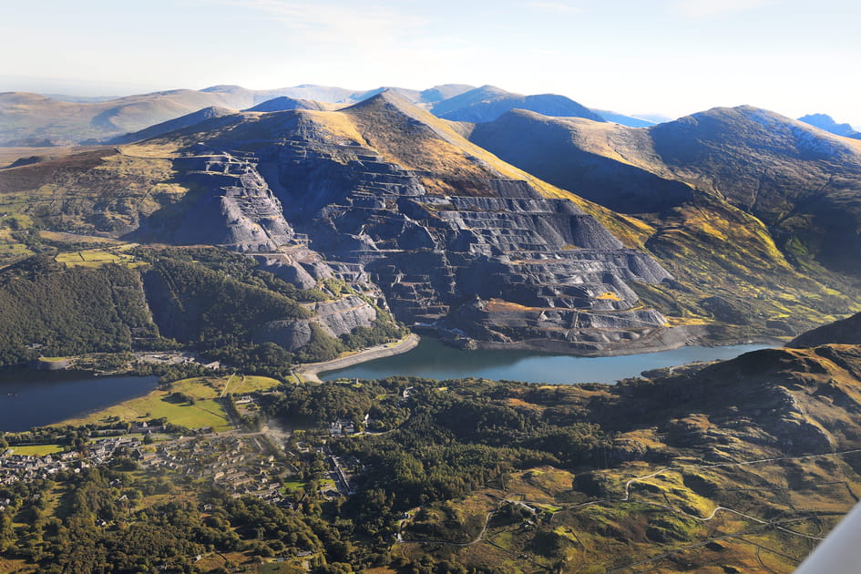 Le paysage d'ardoise du nord-ouest du pays de Galles