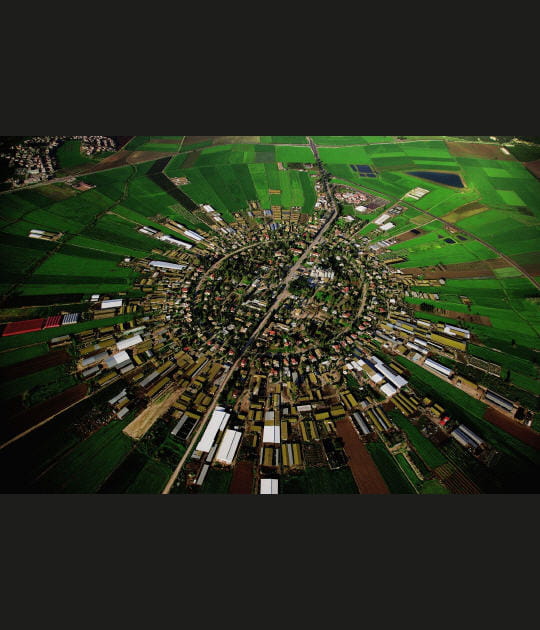 Une ferme moshav