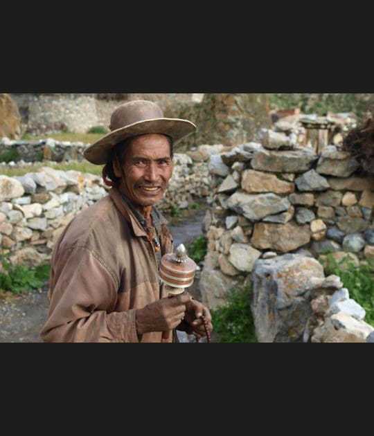 Le vieil homme et le moulin &agrave; pri&egrave;re