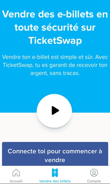 Ticketswap&nbsp;: revendez vos e-billets