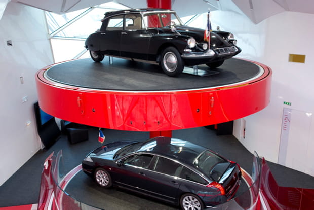 Citroën expose les voitures des présidents