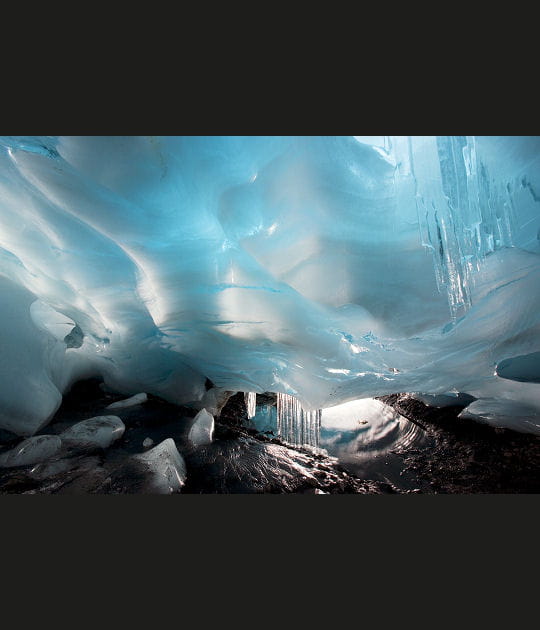 Grotte de glace, Cordillera Blanca, P&eacute;rou