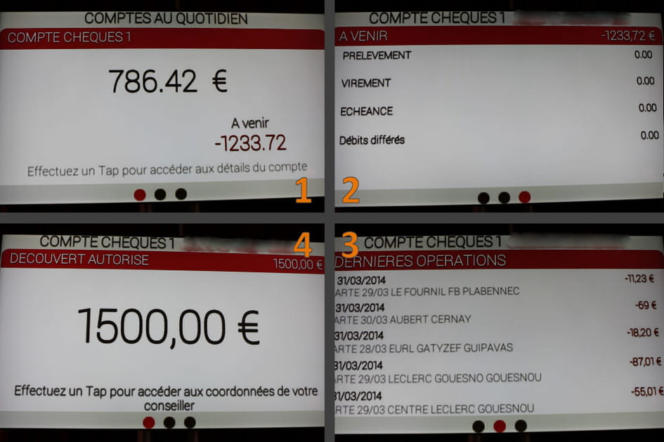 Consulter le d&eacute;tail des op&eacute;rations bancaires sur la Google Glass