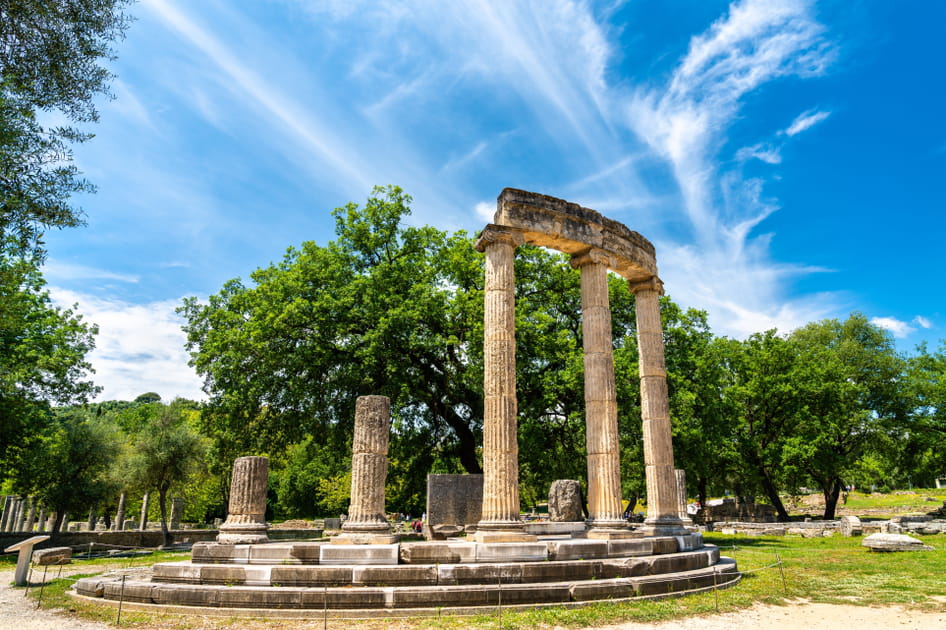 Olympie, berceau des Jeux olympiques en Gr&egrave;ce