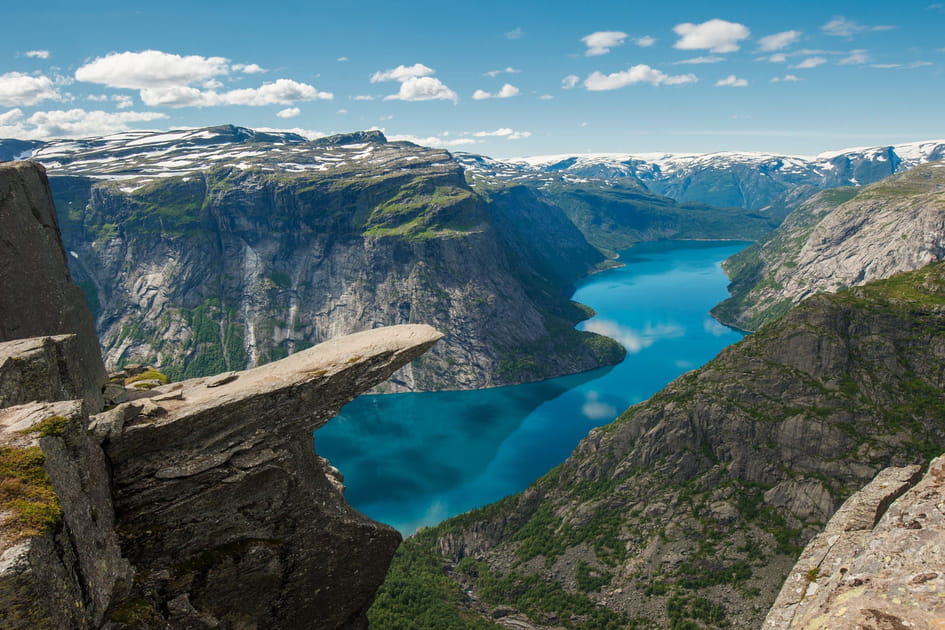 Le Trolltunga en Norv&egrave;ge