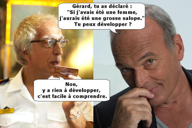 La femme qui se cache en Gérard Darmon