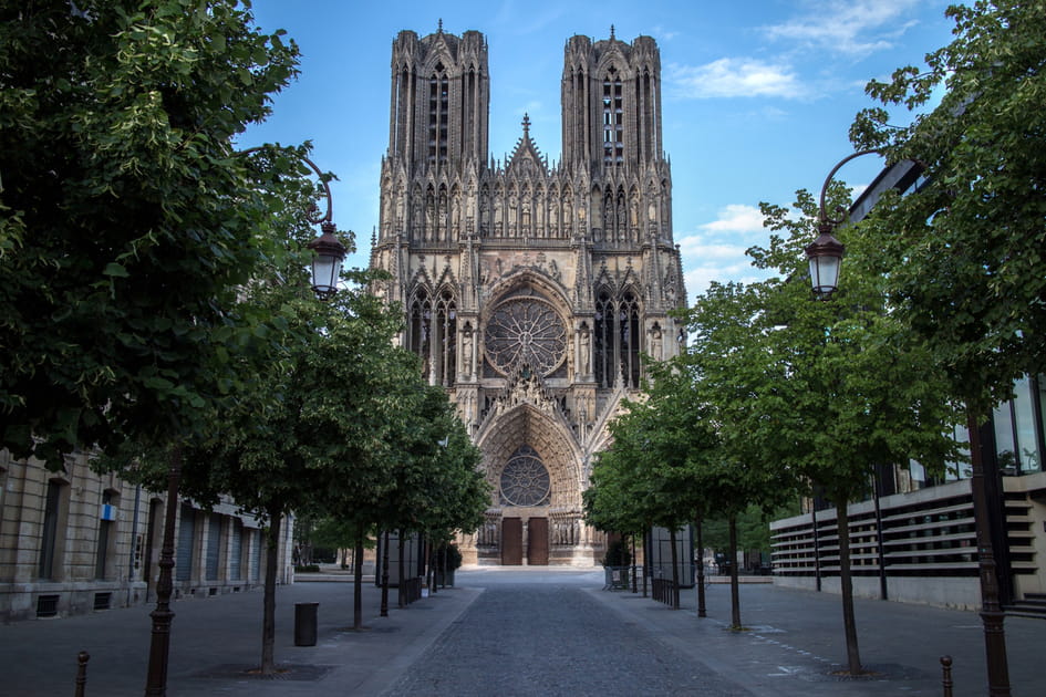 La cath&eacute;drale de Reims