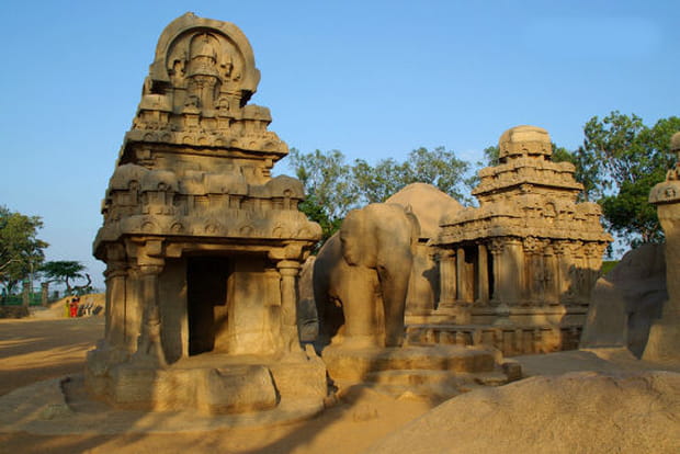 La beauté de l'art Pallava